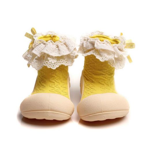 Giầy tập đi Attipas Lady Yellow AW01 - giầy xinh cho bé gái - giày bé gái 1 tuổi