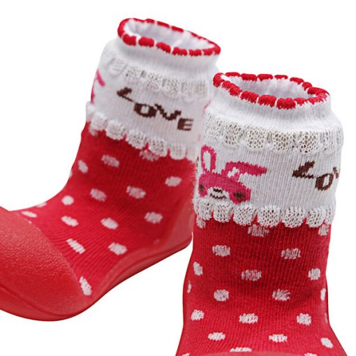 Giầy tập đi Attipas Love Red AL01 - giầy bé gái tập đi - giày xinh cho bé gái 1 tuổi