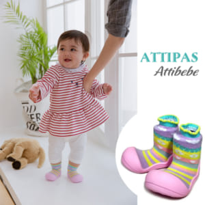Giầy tập đi Attipas Attibebe - giầy xinh cho bé gái - giầy bé gái tập đi, giầy xinh bé gái