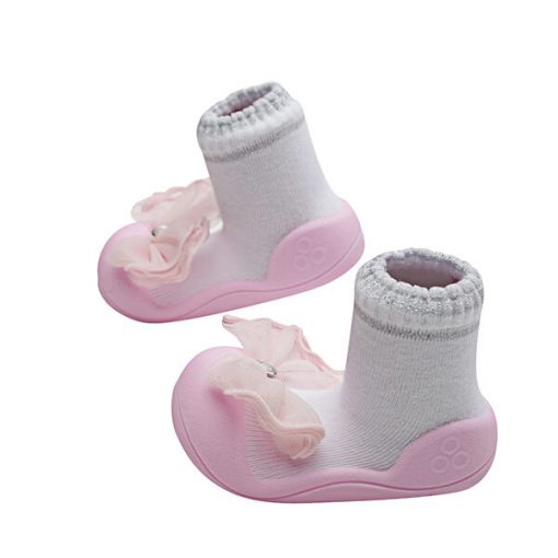 Giầy tập đi Attipas Crystal Pink AQ01 - giày xinh cho bé gái - giày trẻ em tập đi