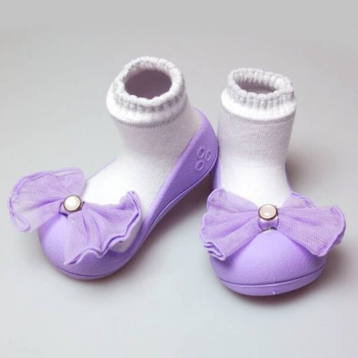 Giầy tập đi Attipas Crystal Violet AQ02 - giày attipas bé gái - giày cho bé gái 1 tuổi