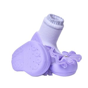 Giầy tập đi Attipas Crystal Violet AQ02 - giầy trẻ em tập đi - giày xinh cho bé gái 1 tuổi
