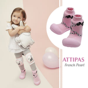 Giầy tập đi Attipas French Pearl - giầy bé gái tập đi - Giầy xinh cho bé gái 1 tuổi
