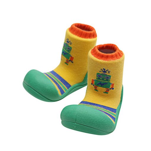 Giầy tập đi Attipas Robot Green ARO01 - giày dép trẻ em cao cấp - giầy cho bé tập đi