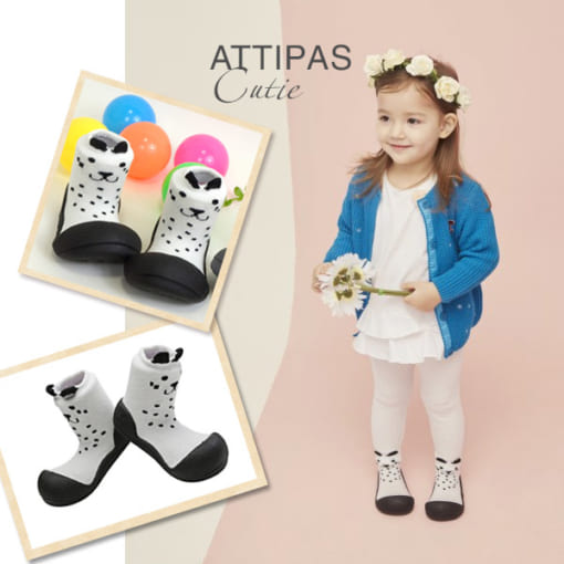 Giầy tập đi Attipas Cutie White A17CW- giày xinh cho bé gái tập đi - giày đẹp cho bé gái 3 tuổi