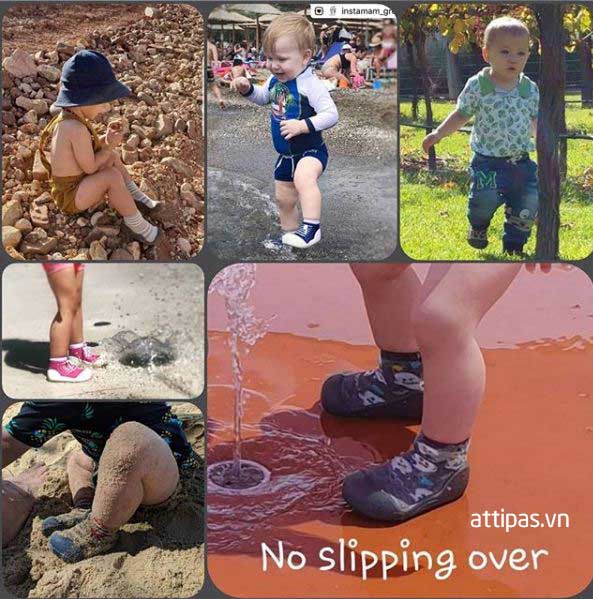 giày tập đi attipas có bí chân không - đi giày attipas mùa hè có nóng không, chọn giầy online cho bé